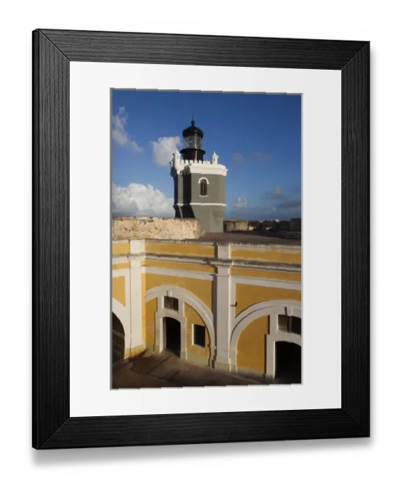 Framed Print : Puerto Rico, San Juan, Old San Juan, San Felipe del Morro Fort, El Morro lighthouse Framed Print : Puerto Rico, San Juan, Old San Juan, San Felipe del Morro Fort, El Morro lighthouse