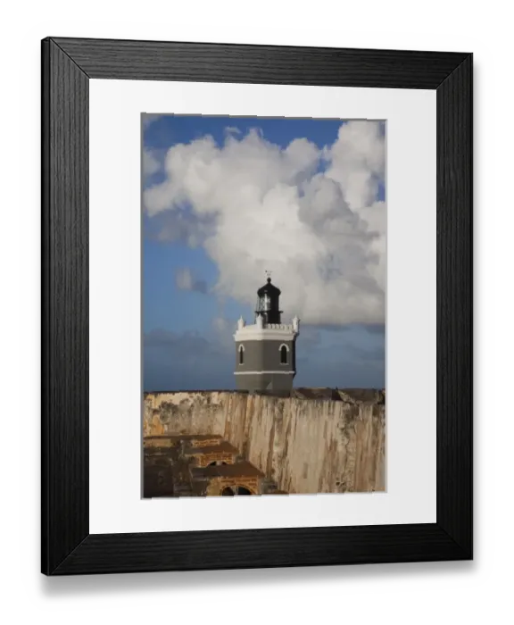 Framed Print : Puerto Rico, San Juan, Old San Juan, San Felipe del Morro Fort, El Morro lighthouse Framed Print : Puerto Rico, San Juan, Old San Juan, San Felipe del Morro Fort, El Morro lighthouse