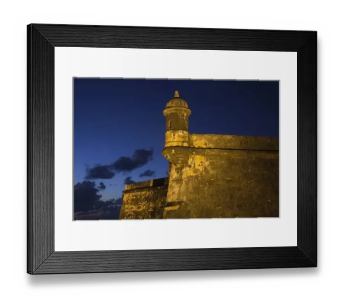 Framed Print : Puerto Rico, San Juan, Old San Juan, San Felipe del Morro Fort, El Morro, fortress walls Framed Print : Puerto Rico, San Juan, Old San Juan, San Felipe del Morro Fort, El Morro, fortress walls