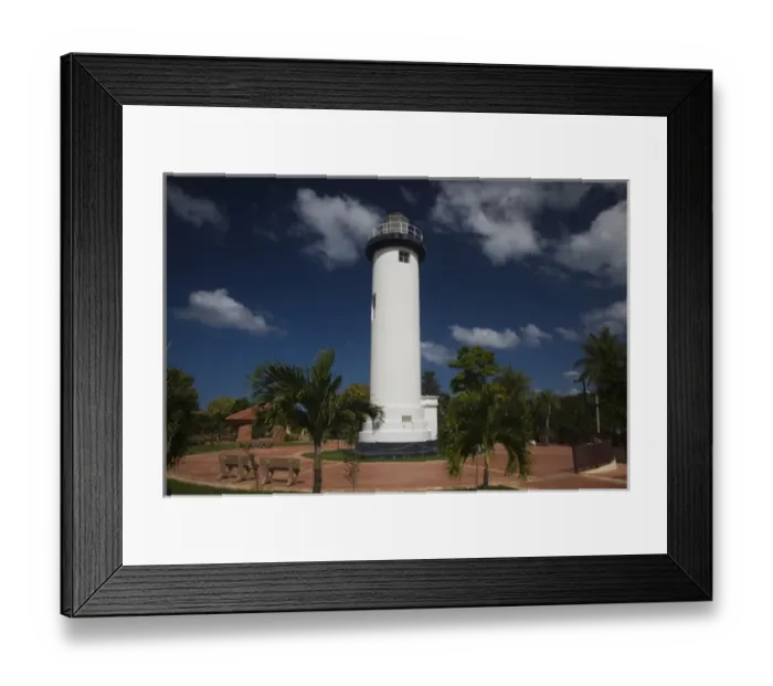 Framed Print : Puerto Rico, West Coast, Rincon, Punta Higuero Lighthouse Framed Print : Puerto Rico, West Coast, Rincon, Punta Higuero Lighthouse