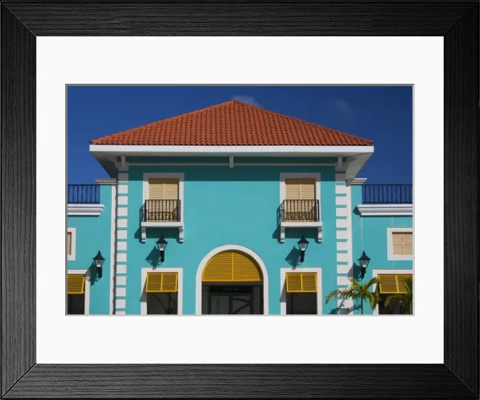 Framed Print : Puerto Rico, North Coast, Barceloneta, Prime Outlet Shopping Mall, building detail Framed Print : Puerto Rico, North Coast, Barceloneta, Prime Outlet Shopping Mall, building detail