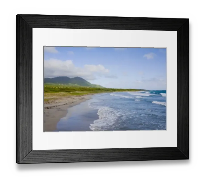 Framed Print : Windward Beach, Nevis Framed Print : Windward Beach, Nevis