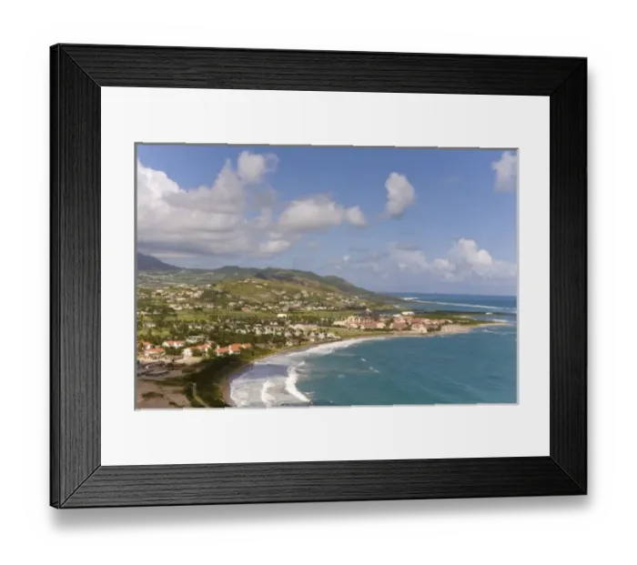Framed Print : Marriott Resort, southeast peninsula, St Kitts, Caribbean Framed Print : Marriott Resort, southeast peninsula, St Kitts, Caribbean