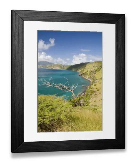Framed Print : White House Bay, southeast peninsula, St Kitts, Caribbean Framed Print : White House Bay, southeast peninsula, St Kitts, Caribbean