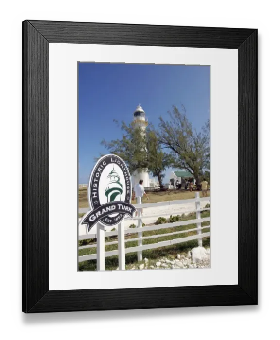Framed Print : Turks & Caicos, Grand Turk. Grand Turk Historic Lighthouse and Lighthouse Park Framed Print : Turks & Caicos, Grand Turk. Grand Turk Historic Lighthouse and Lighthouse Park