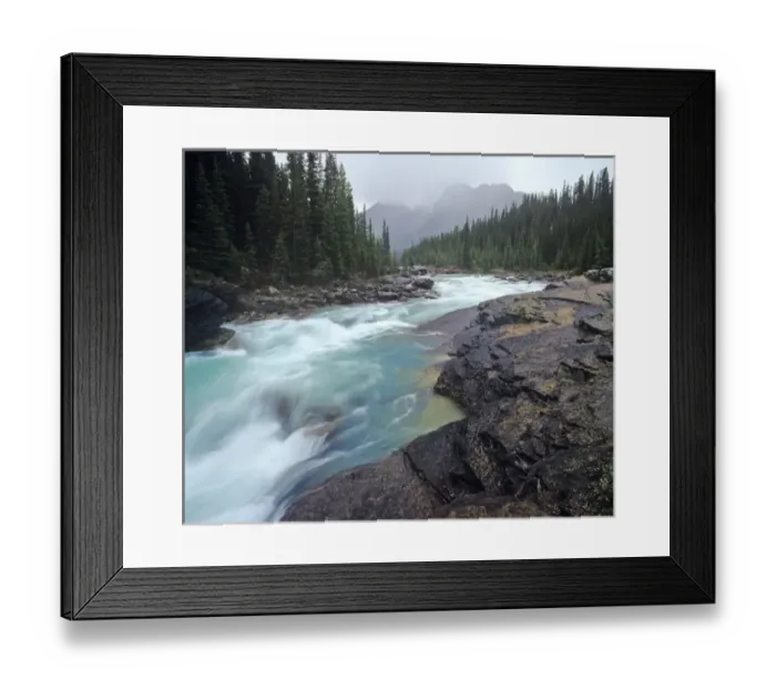 Framed Print : The Mistaya River in Banff National Park in Alberta, Canada Framed Print : The Mistaya River in Banff National Park in Alberta, Canada