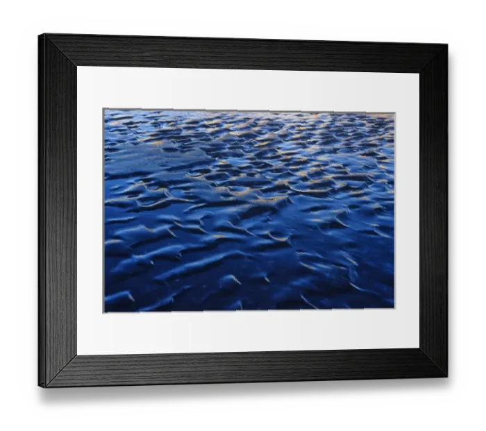 Framed Print : Frozen waves on small pond in Waterton Lakes National Park in Alberta, Canada Framed Print : Frozen waves on small pond in Waterton Lakes National Park in Alberta, Canada