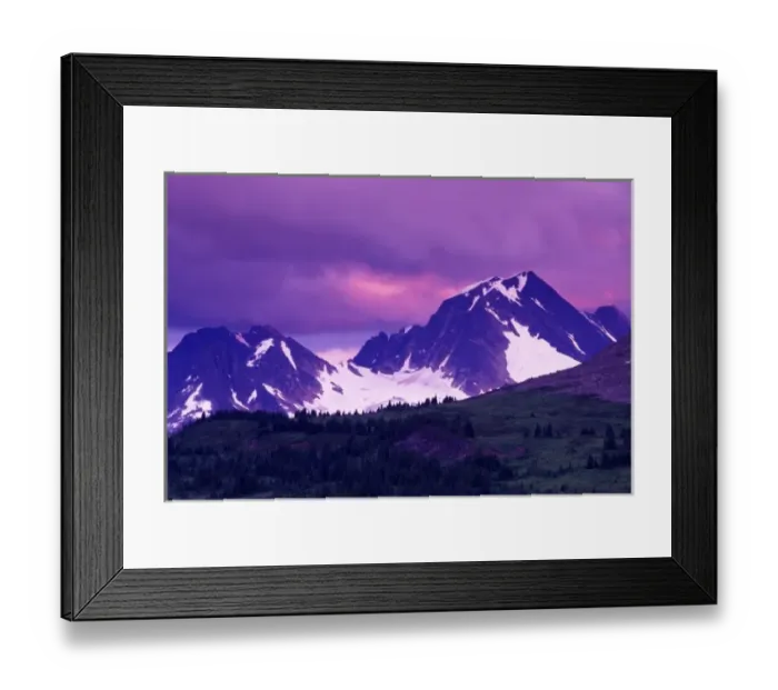 Framed Print : North America, Canada, Alberta, Canadian Rockies. Tonquin Valley landscapes