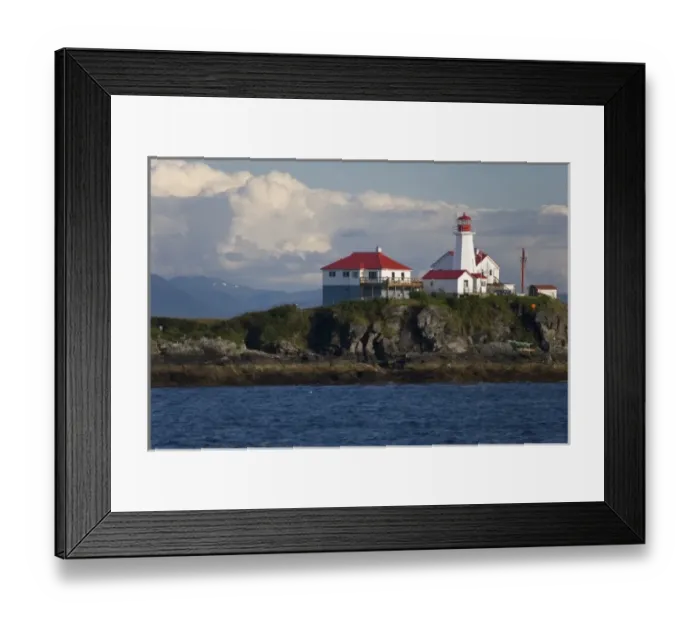 Framed Print : Canada, British Columbia. View of Green Island Lighthouse Framed Print : Canada, British Columbia. View of Green Island Lighthouse