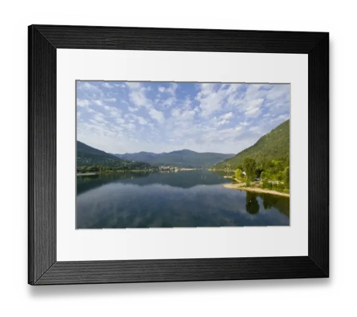Framed Print : Kootenay Lake in Nelson British Columbia Framed Print : Kootenay Lake in Nelson British Columbia