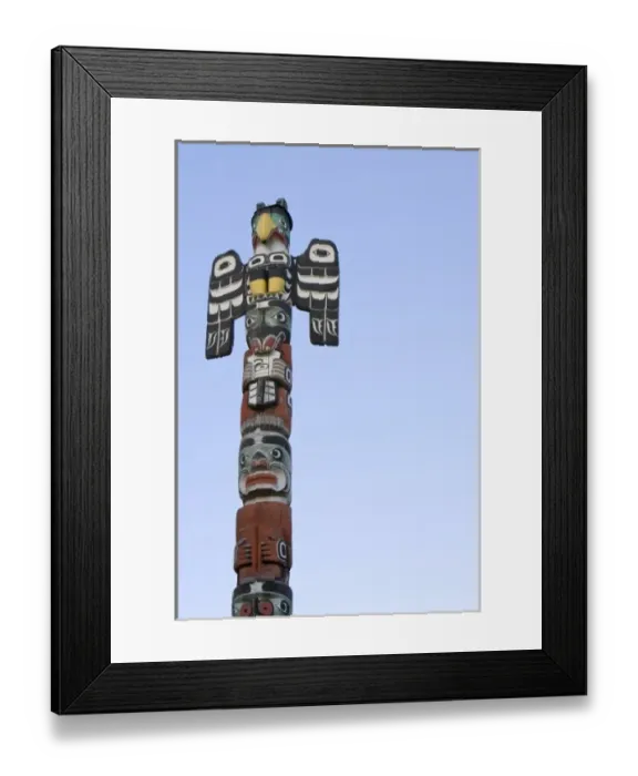 Framed Print : Totem pole at the Royal BC Museum in Victoria British Columbia Canada Framed Print : Totem pole at the Royal BC Museum in Victoria British Columbia Canada