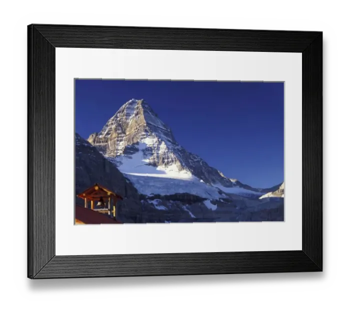Framed Print : Canada, British Columbia. Mt. Assiniboine in the Canadian Rockies