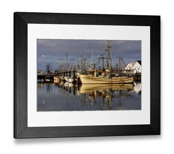 Framed Print : Canada, British Columbia, Vancouver, Richland, Steveston. The fishing village of Framed Print : Canada, British Columbia, Vancouver, Richland, Steveston. The fishing village of