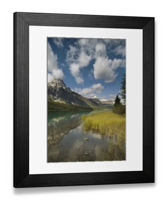 Framed Print : Waterfowl lake along the Icefields parkway, Banff National Park, Banff, Canada Framed Print : Waterfowl lake along the Icefields parkway, Banff National Park, Banff, Canada