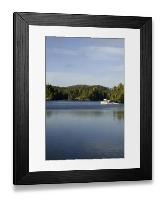 Framed Print : FV Stardust Moored in Skull Cove, Queen Charlotte Strait, British Columbia, Canada