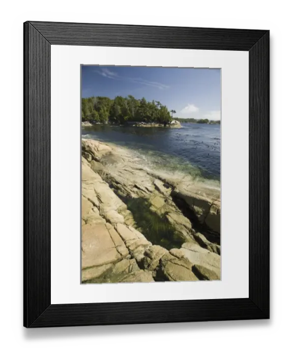 Framed Print : Afternoon at Skull Cove, Bramham Island, British Columbia, Canada