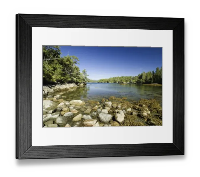 Framed Print : Afternoon at Skull Cove, Bramham Island, British Columbia, Canada