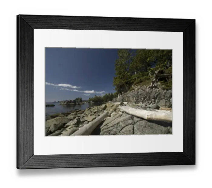 Framed Print : Dicebox Island, Broken Island Group, Pacific Rim National Park Preserve, British Columbia