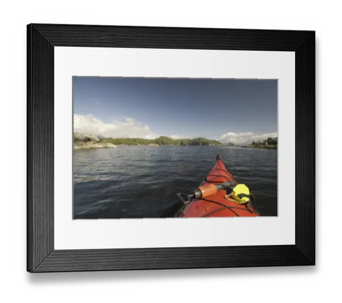 Framed Print : Paddling On, Broken Island Group, Pacific Rim National Park Preserve, British Columbia Framed Print : Paddling On, Broken Island Group, Pacific Rim National Park Preserve, British Columbia