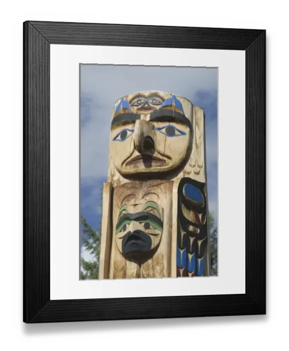 Framed Print : Thunderbird Project Featuring Tseshaht Totem Poles, Port Alberni, British Columbia Framed Print : Thunderbird Project Featuring Tseshaht Totem Poles, Port Alberni, British Columbia
