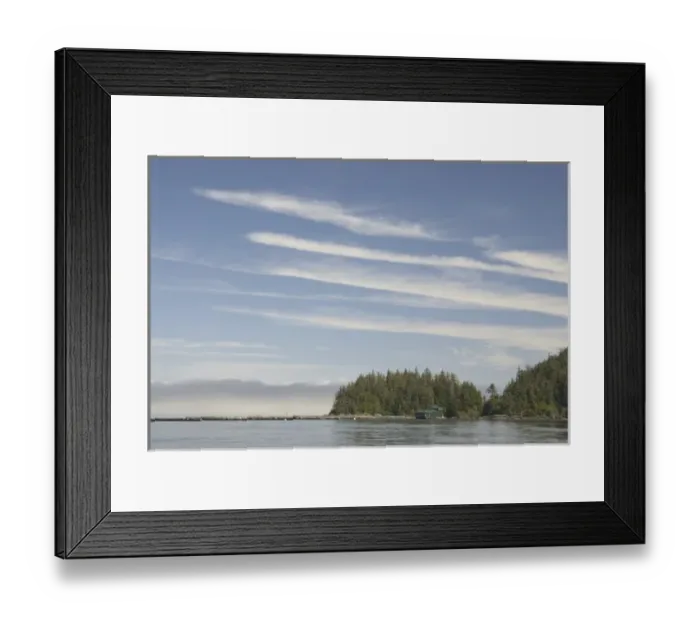 Framed Print : Fish Farm off Islet, Queen Charlotte Strait, British Columbia, Canada, August 2006 Framed Print : Fish Farm off Islet, Queen Charlotte Strait, British Columbia, Canada, August 2006