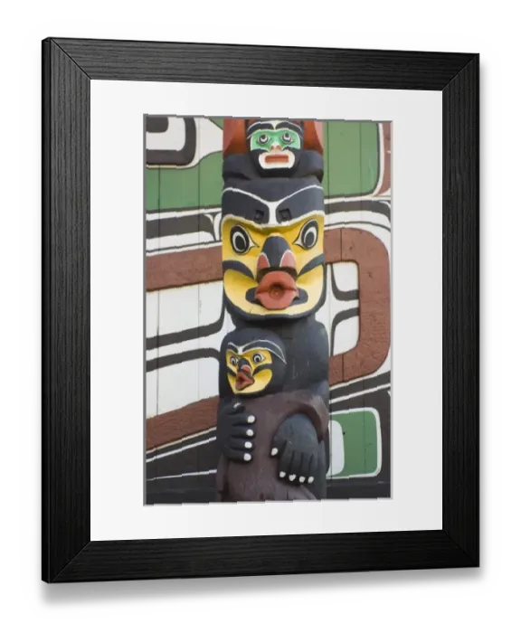Framed Print : Canada, BC, Victoria, Thunderbird Park, Totem Pole Framed Print : Canada, BC, Victoria, Thunderbird Park, Totem Pole