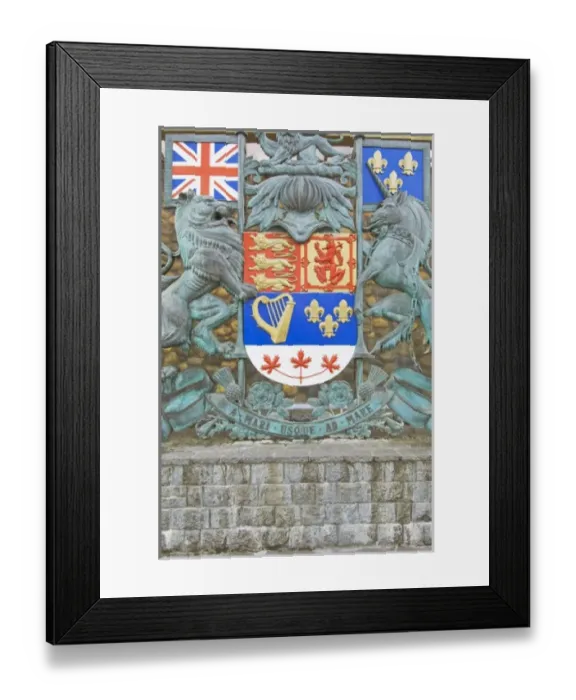 Framed Print : Canada, BC, Victoria, Legislature Buildings, Government Seal of Canada Framed Print : Canada, BC, Victoria, Legislature Buildings, Government Seal of Canada