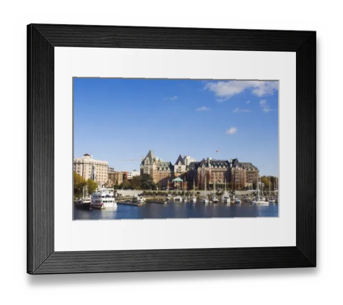 Framed Print : Canada, BC, Victoria, Inner Harbour