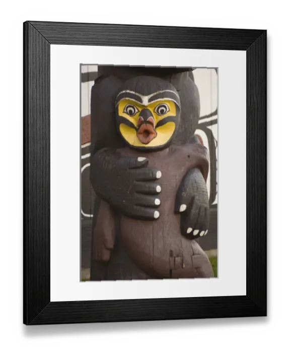 Framed Print : Canada, BC, Victoria, Thunderbird Park, Totem Pole Framed Print : Canada, BC, Victoria, Thunderbird Park, Totem Pole