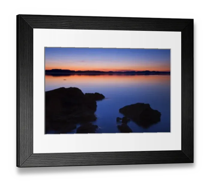 Framed Print : Canada, BC, Salt Spring Island, Beddis Beach Dawn
