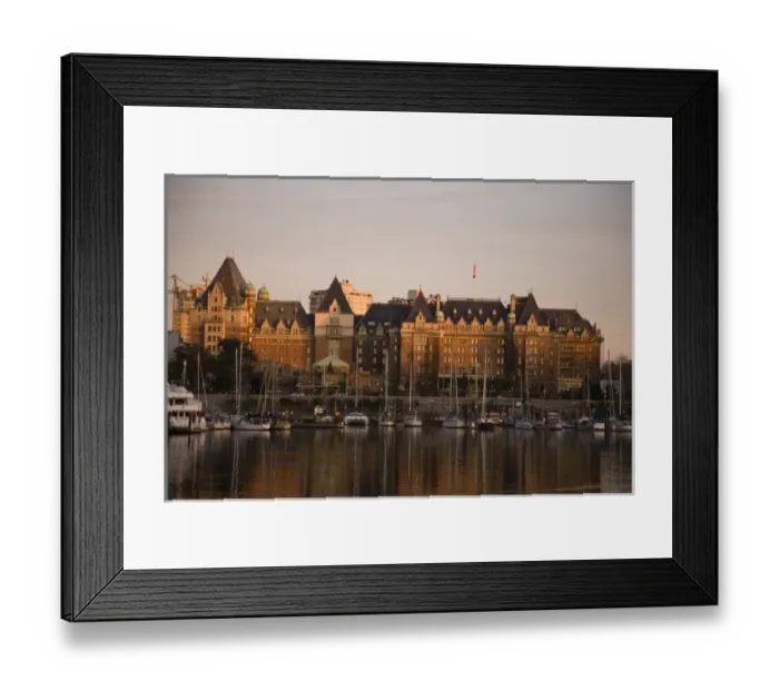 Framed Print : Evening, Inner Harbour, Victoria, British Columbia, Canada (RF) Framed Print : Evening, Inner Harbour, Victoria, British Columbia, Canada (RF)