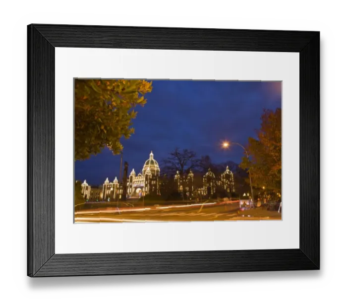 Framed Print : CANADA, British Columbia, Victoria. Evening, Inner Harbour Framed Print : CANADA, British Columbia, Victoria. Evening, Inner Harbour