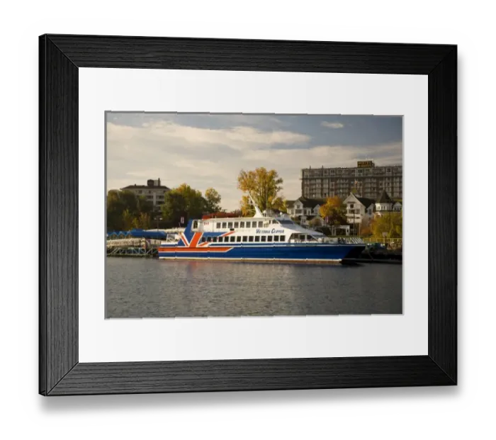 Framed Print : CANADA, British Columbia, Victoria. The Victoria Clipper in Victorias Inner Harbour Framed Print : CANADA, British Columbia, Victoria. The Victoria Clipper in Victorias Inner Harbour
