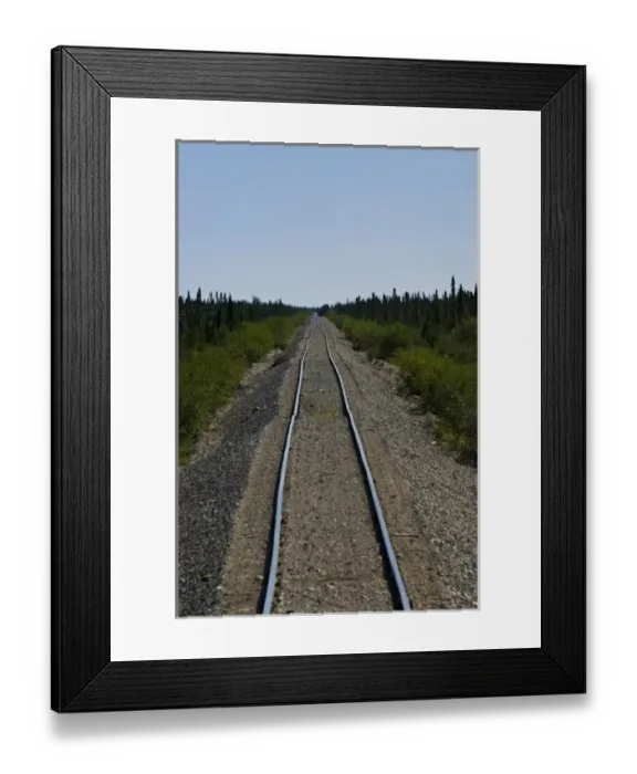 Framed Print : Churchill, Manitoba. Train to Churchill from Winnipeg