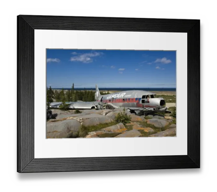 Framed Print : Churchill, Manitoba. Miss Piggy (Curtiss C-46) wreckage Framed Print : Churchill, Manitoba. Miss Piggy (Curtiss C-46) wreckage