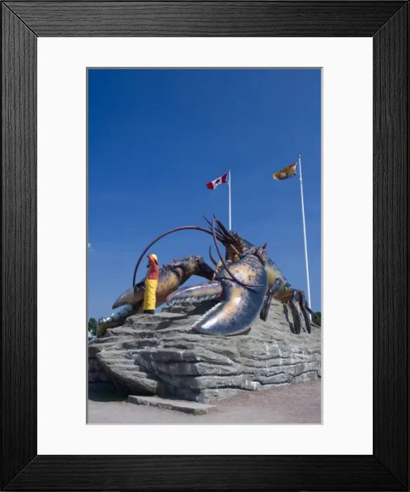 Framed Print : Canada, New Brunswick, Shediac. Know as the lobster capital of Canada, largest lobster Framed Print : Canada, New Brunswick, Shediac. Know as the lobster capital of Canada, largest lobster