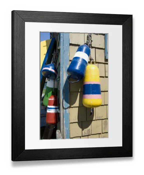 Framed Print : Canada, New Brunswick, Shediac, Pointe-du-Chene. Colorful fishing & lobster flots Framed Print : Canada, New Brunswick, Shediac, Pointe-du-Chene. Colorful fishing & lobster flots