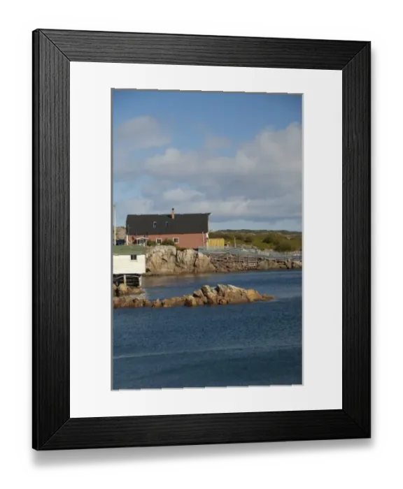 Framed Print : Canada, Newfoundland and Labrador, Twillingate. Fishermans Point, scenic coastline