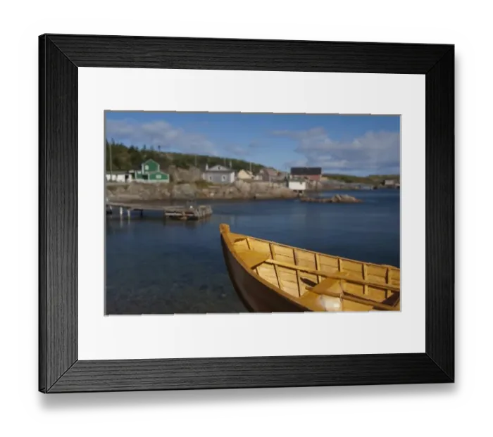 Framed Print : Canada, Newfoundland and Labrador, Twillingate. Fishermans Point, hand made Framed Print : Canada, Newfoundland and Labrador, Twillingate. Fishermans Point, hand made