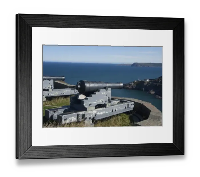 Framed Print : Canada, Newfoundland and Labrador, St. John s. Signal Hill and Cabot Tower Historic Site