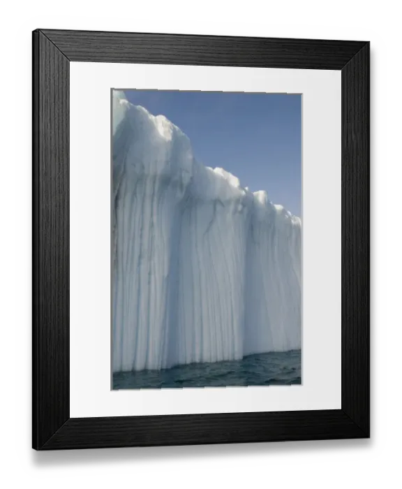 Framed Print : Canada, Baffin island, Striated surface of grounded iceberg, ARCTIC Framed Print : Canada, Baffin island, Striated surface of grounded iceberg, ARCTIC