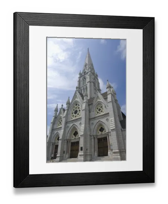 Framed Print : Canada, Nova Scotia, Halifax. Saint Marys Cathedral Basilica. The tallest polished