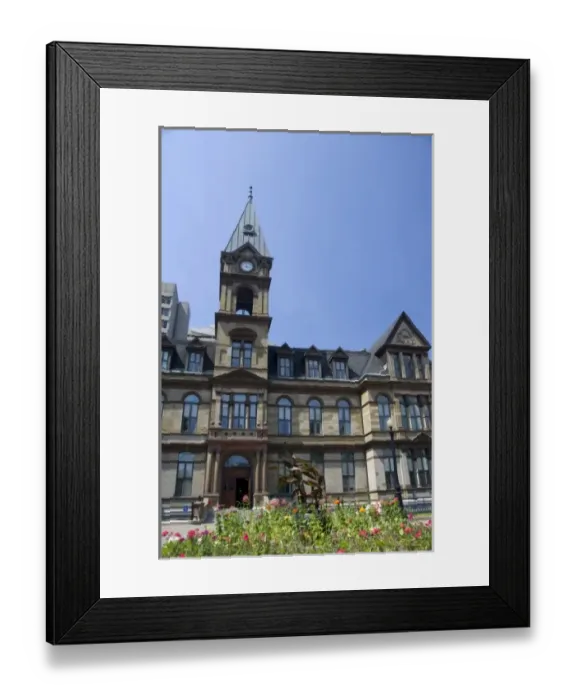 Framed Print : Canada, Nova Scotia, Halifax. Halifax City Hall, Victorian architecture built in 1888 Framed Print : Canada, Nova Scotia, Halifax. Halifax City Hall, Victorian architecture built in 1888
