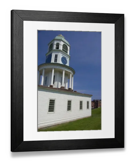 Framed Print : Canada, Nova Scotia, Halifax. Old Town Clock (circa 1803), city landmark located