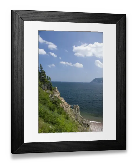 Framed Print : Canada, Nova Scotia, Cape Breton Island, Cabot Trail, Ingonish