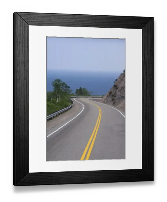 Framed Print : Canada, Nova Scotia, Cape Breton Island. Cabot Trail, Cape Smokey