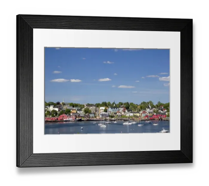 Framed Print : Lunenberg, Nova Scotia, Canada