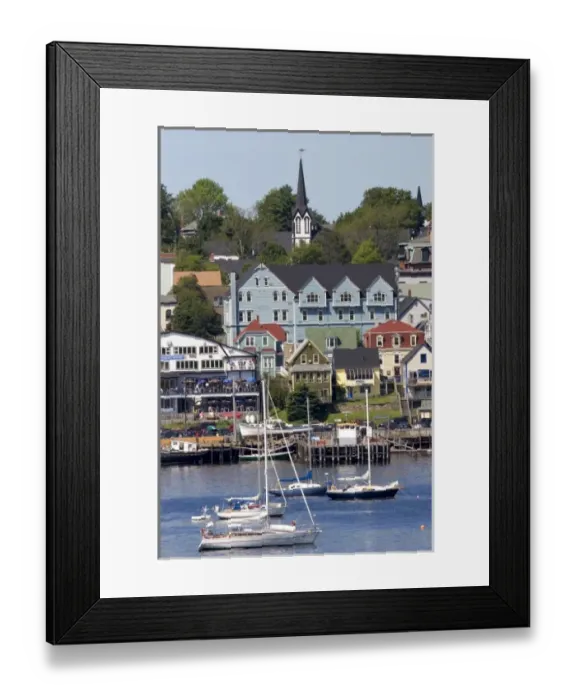 Framed Print : Lunenberg, Nova Scotia, Canada Framed Print : Lunenberg, Nova Scotia, Canada