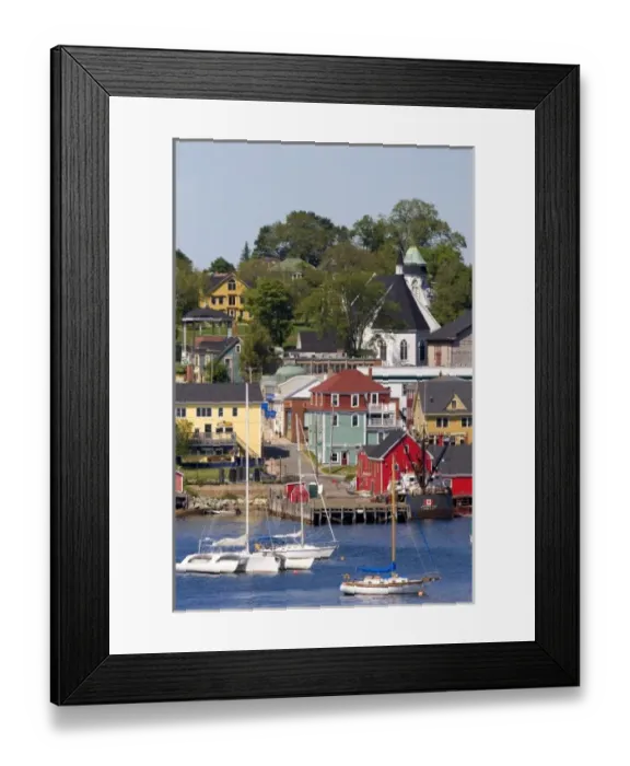Framed Print : Lunenberg, Nova Scotia, Canada