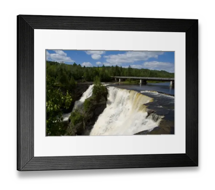 Framed Print : Luscious Kakabeka Falls near Thunder Bay, Ontario